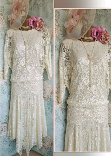 Berkertex cream lace 20s - lace,