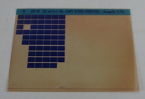 Microfiche spare parts catalog - parts,