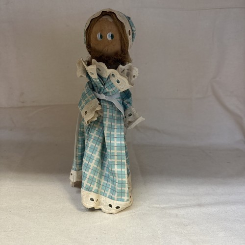 Vintage old bobbin doll - vintage, made