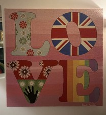 PAUL SMITH LOVE Wall hanging by The Rug Company