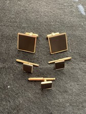 Formal Vintage Black Gold Tone