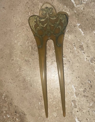 Antique french hair comb - antique,