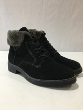 M&S Footglove Suede Fur Trim