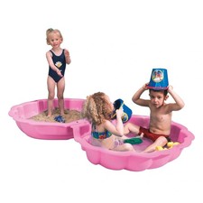 Maxi Shell Sand Box Pink Kids