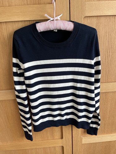 Boden navy white stripe - &,