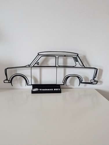 Trabant 601 wireframe car - 601,