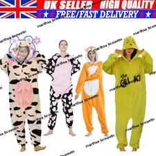 Unisex Adult Flannel Onesie22 Kigurumi Cosplay Costume Animal Sleepwear PajamasS
