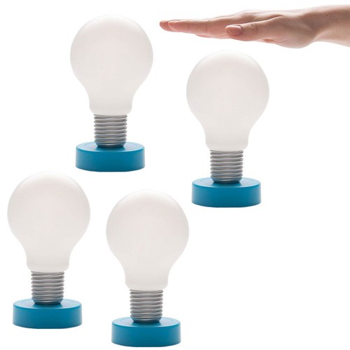 Led battery table lamp bulb - 4x,