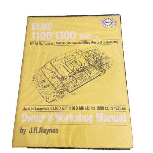 Early haynes manual - early, 1100