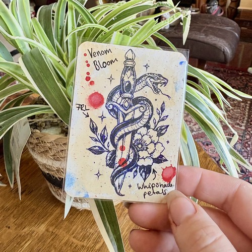 Original aceo snake - snake, dagger