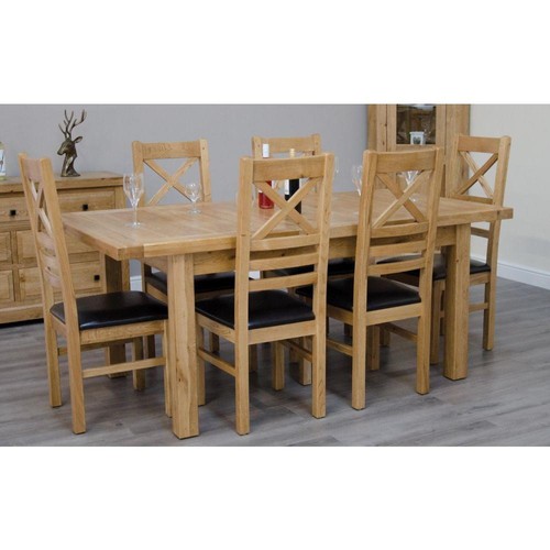 Solid oak 150cm extending - solid,