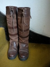 Dubarry Galway Goretex Boots 41/7 Walnut Regular Fit. RRP £379 New with Boot Bag