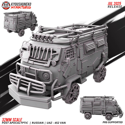 Uaz 452 van post - 452, apocalyptic