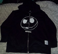 primark, nightmare before christmas, black, size XS, women's, zip hoodie, used