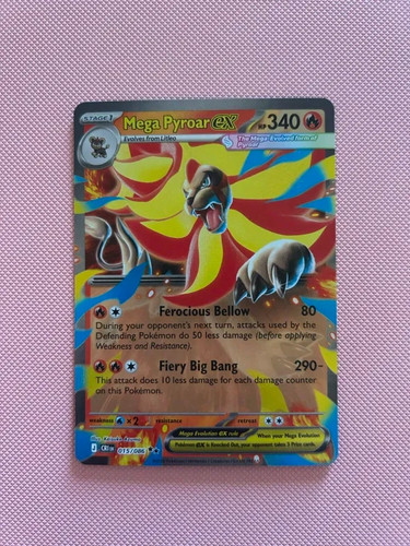 Mega pyroar 015 - pyroar, ex
