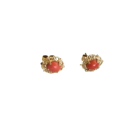 Gold natural coral - gold,