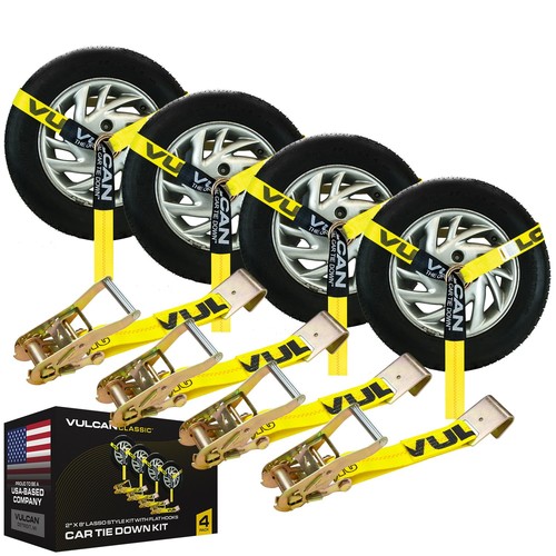 Vulcan car tie down with - car,