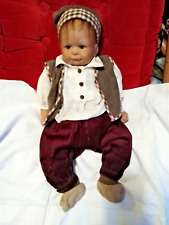 Sigikid Vintage Boy Doll Mano By Inge Tenbusch with Certificate
