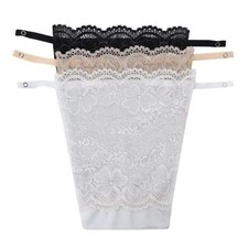3Pcs Lace Cleavage Cover Up