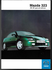 Mazda 323 F 2.0 V6 ZXi SE Limited Edition 1998 UK Market Single Sheet Brochure