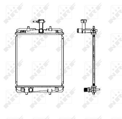 Nrf radiator for peugeot - for,