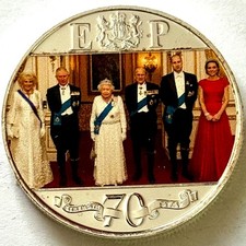 GIBRALTAR 1 CROWN 2017, 70th