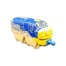 Chuggington Brewster Train Diecast Blue Yellow Toy 2010 Ludorum Learning Curve 