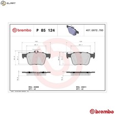 BRAKE PAD SET DISC BRAKE P 85