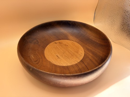 Vintage wooden teak - teak, bowl