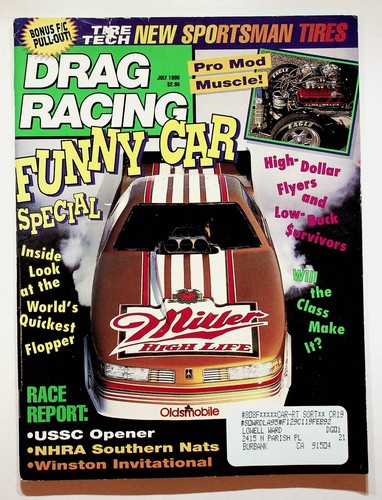 1990 july drag racing magazine - 1990,