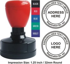 Round Custom Name Business