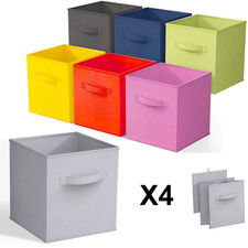 Cube storage boxes - x4,
