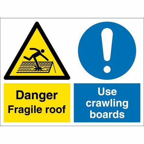 Fragile roof use crawling - roof,