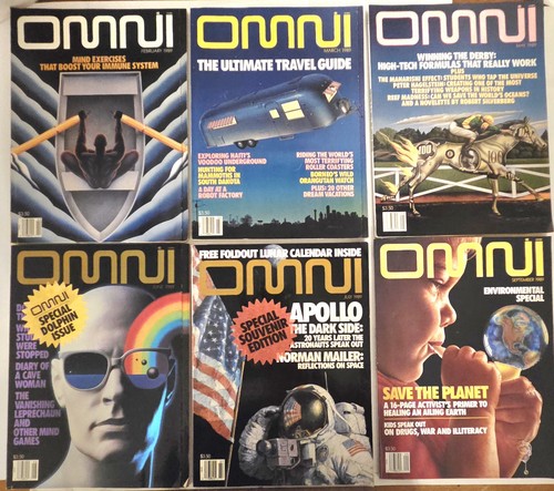 Vintage omni magazine lot - omni,