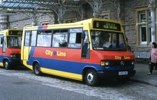 Orig Colour slide, Bristol City Line, Mercedes 709D, L813SAE