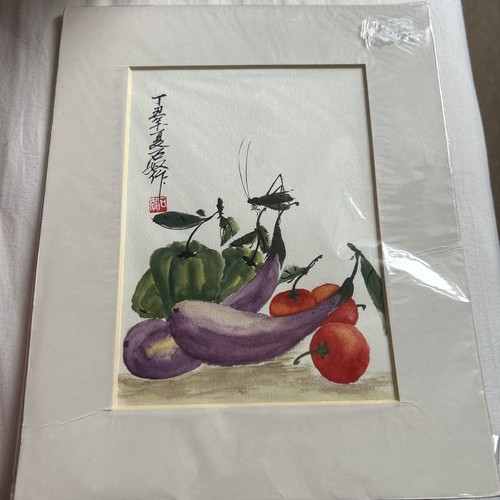 Oriental watercolour picture