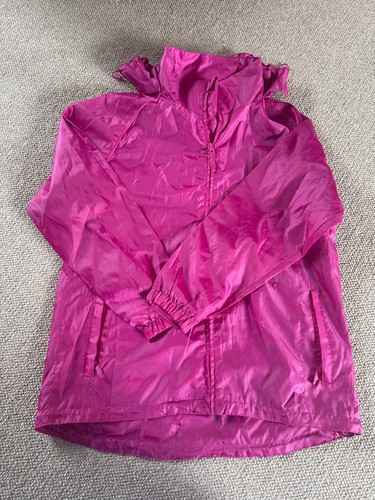 Millets pink rain jacket with - millets,