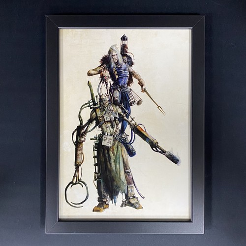 Servitor cultist framed art - servitor,