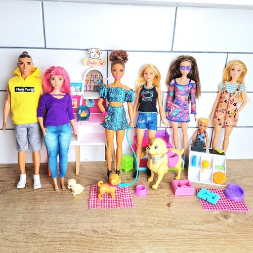Barbie dolls pet shop bundle - pet,