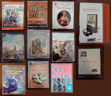 11 adult audio books Cassette Audiobooks