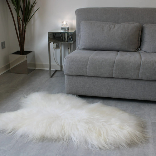 Icelandic sheepskin rug ivory - icelandic,