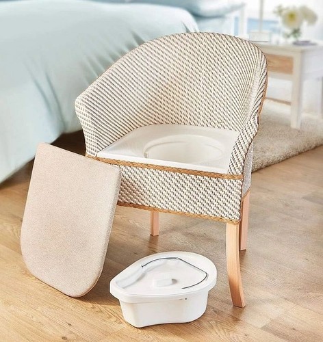 Basket weave commode - basket,