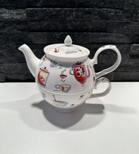 Whittard Of Chelsea Fine China Teapot And Cup Tea For One -GG01