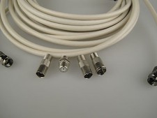 0.5m White Universal RF Coax