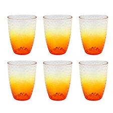 Pack of Orange Ombre Embossed