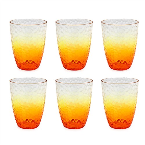 Pack orange ombre embossed - ombre,