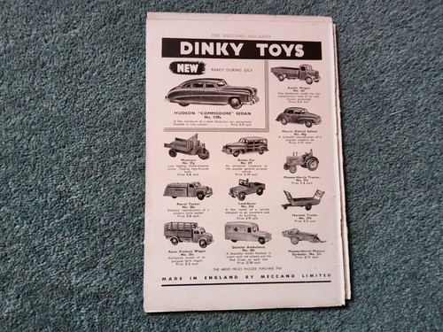 Xm64 ephemera 1950s advert - xm64,