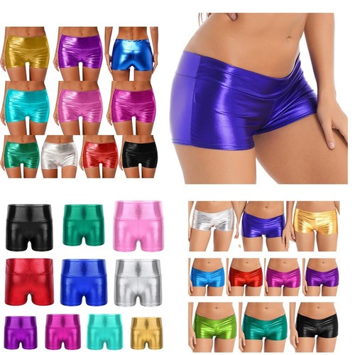 Women shiny metallic hot - shiny,