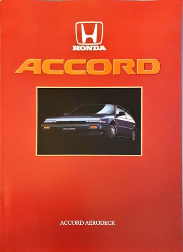 Honda accord aerodeck brochure - accord,
