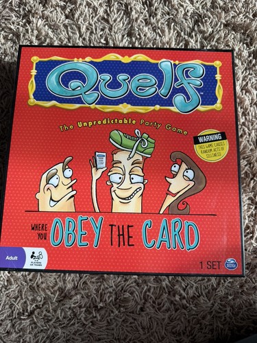 Quelf board game - quelf, night